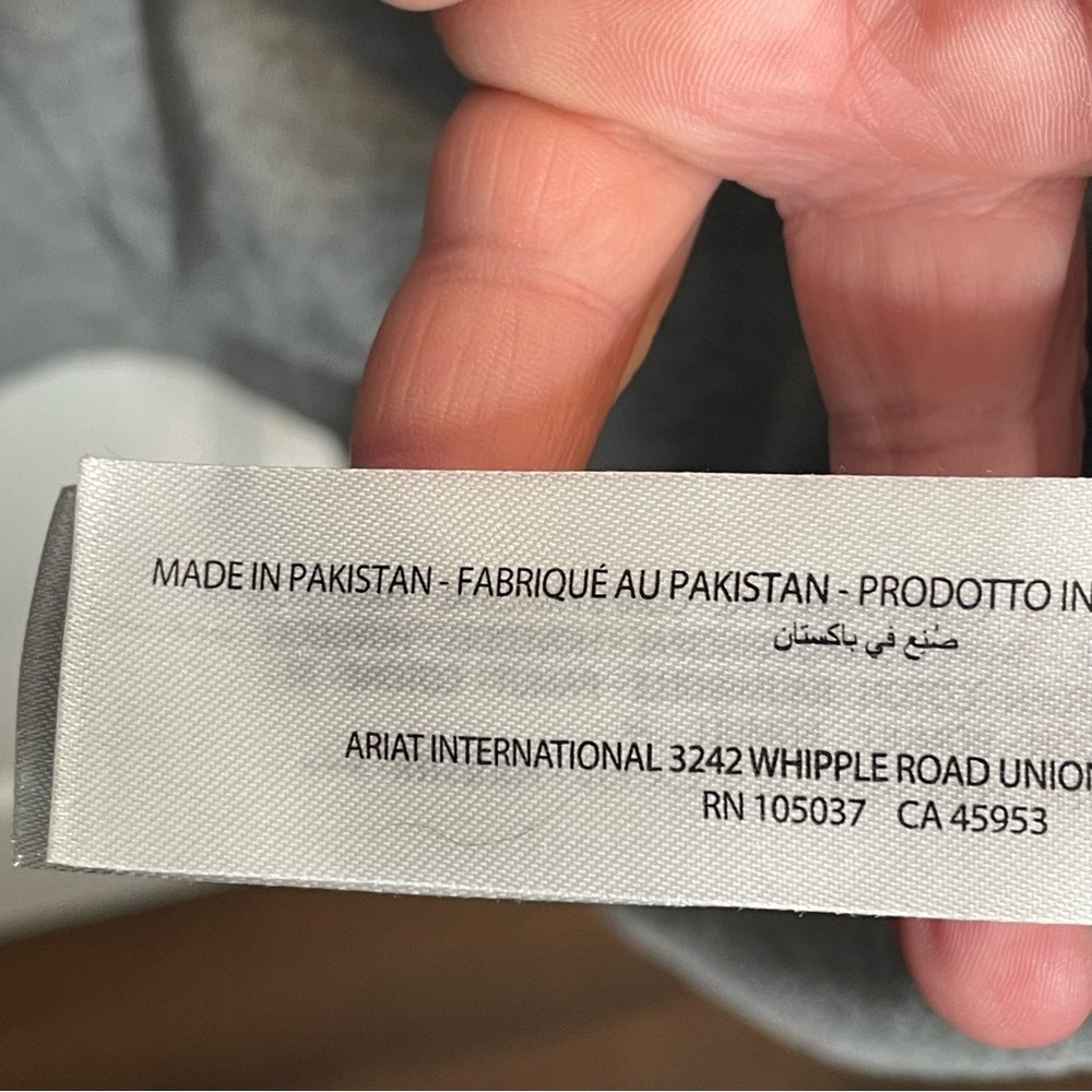 Ariat Rebar T-Shirt Pocket Tee Cotton Strong Camo Sleeve Workwear in Gray 2XL - Picture 13 of 15